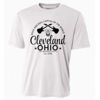 Cleveland Ohio Rock And Roll Capital Est 1796 Souvenir Cooling Performance Crew T-Shirt