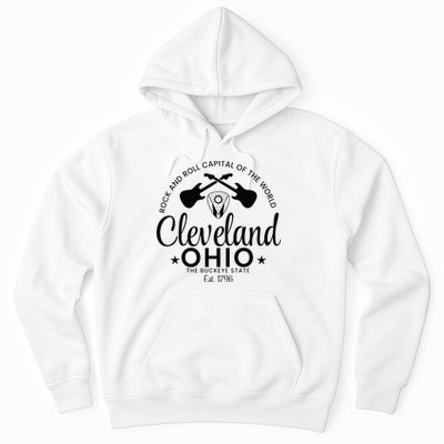 Cleveland Ohio Rock And Roll Capital Est 1796 Souvenir Hoodie