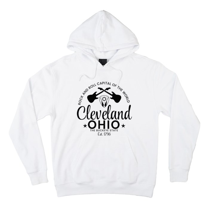 Cleveland Ohio Rock And Roll Capital Est 1796 Souvenir Hoodie