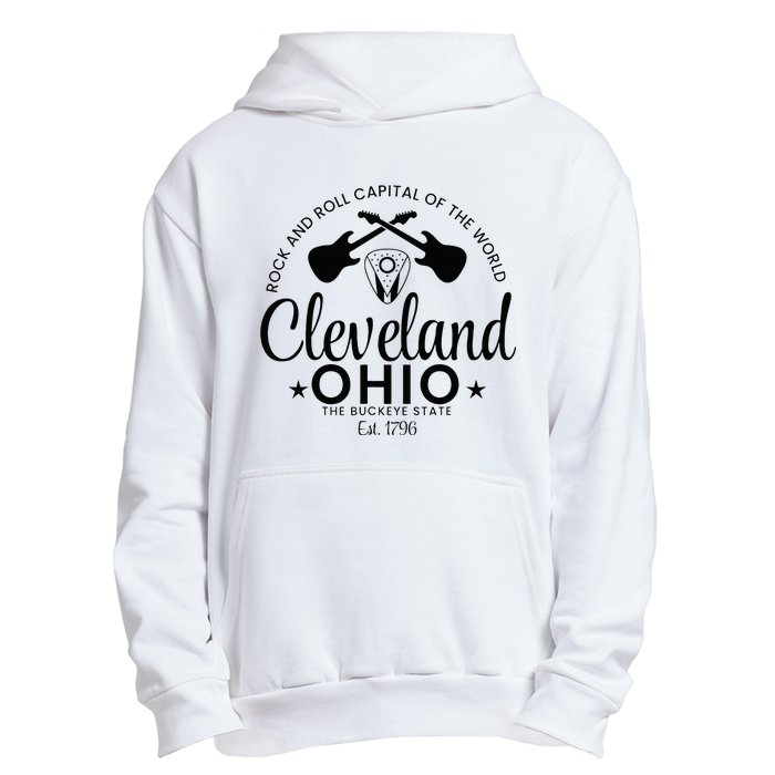 Cleveland Ohio Rock And Roll Capital Est 1796 Souvenir Urban Pullover Hoodie