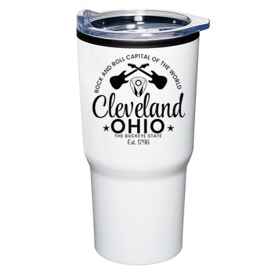 Cleveland Ohio Rock And Roll Capital Est 1796 Souvenir Tumbler