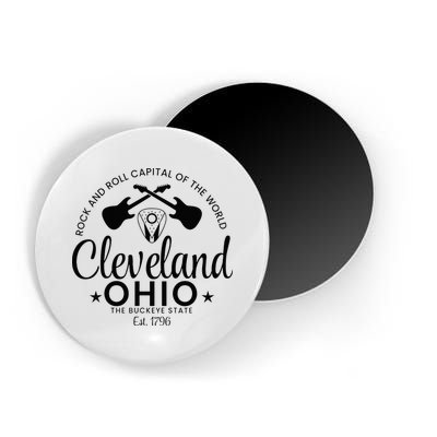 Cleveland Ohio Rock And Roll Capital Est 1796 Souvenir Magnet