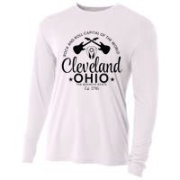 Cleveland Ohio Rock And Roll Capital Est 1796 Souvenir Cooling Performance Long Sleeve Crew