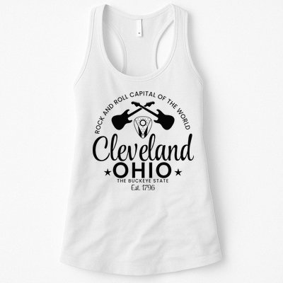 Cleveland Ohio Rock And Roll Capital Est 1796 Souvenir Womens Tank Top
