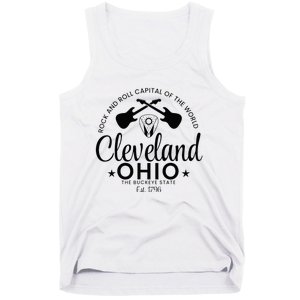 Cleveland Ohio Rock And Roll Capital Est 1796 Souvenir Tank Top