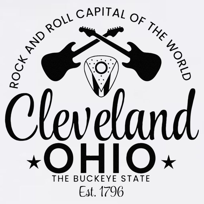 Cleveland Ohio Rock And Roll Capital Est 1796 Souvenir Visor