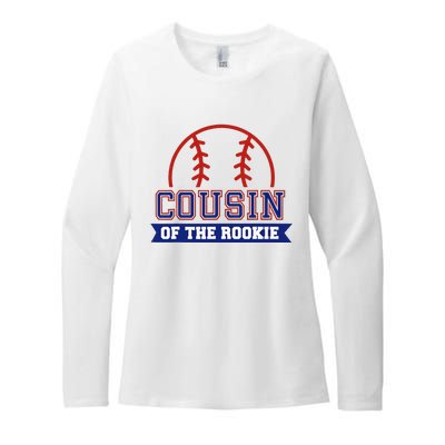 Cousin Of Rookie 1st Birthday Baseball Theme Matching Party Womens CVC Long Sleeve Shirt