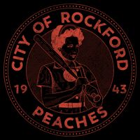 City Of Rockford Peaches Baseball Gift Doggie Tank