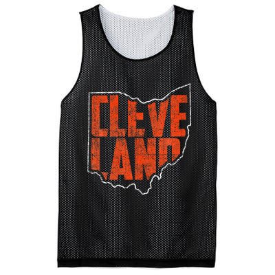 Cleveland Ohio Retro Souvenir Mesh Reversible Basketball Jersey Tank