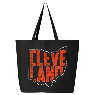 Cleveland Ohio Retro Souvenir 25L Jumbo Tote