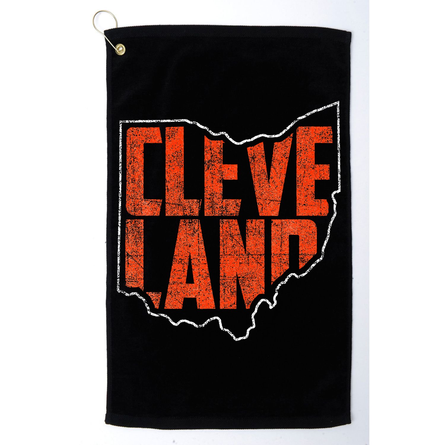 Cleveland Ohio Retro Souvenir Golf Towel