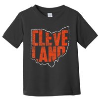 Cleveland Ohio Retro Souvenir Toddler T-Shirt