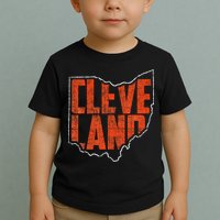 Cleveland Ohio Retro Souvenir Toddler T-Shirt