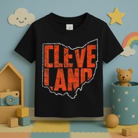 Cleveland Ohio Retro Souvenir Toddler T-Shirt