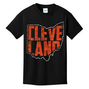 Cleveland Ohio Retro Souvenir Kids T-Shirt