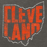 Cleveland Ohio Retro Souvenir Cotton Canvas Backpack
