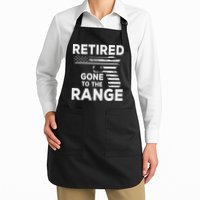 Corrections Officer Retirement Gun Enthusiast Shooting Range Full-Length Apron With Pockets