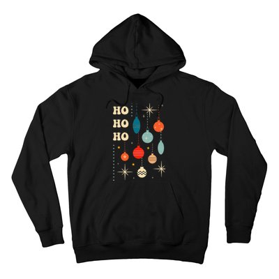 Christmas Ornaments Retro Winter Holiday Seasonal Hoodie