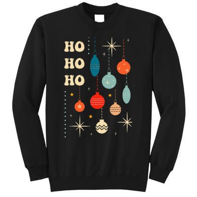 Christmas Ornaments Retro Winter Holiday Seasonal Sweatshirt