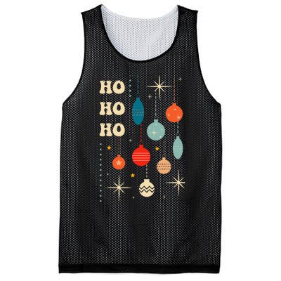 Christmas Ornaments Retro Winter Holiday Seasonal Mesh Reversible Basketball Jersey Tank