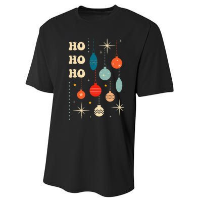 Christmas Ornaments Retro Winter Holiday Seasonal Performance Sprint T-Shirt