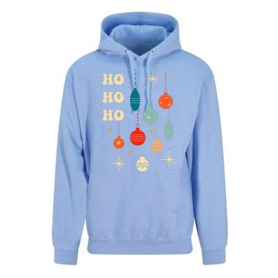 Christmas Ornaments Retro Winter Holiday Seasonal Unisex Surf Hoodie