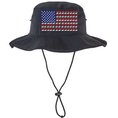 Corgi American Dog Flag Bucket Hat