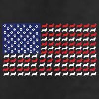 Corgi American Dog Flag Trucker Hat