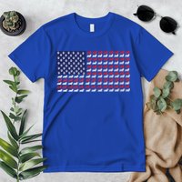 Corgi American Dog Flag Premium T-Shirt