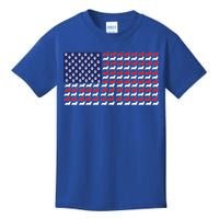 Corgi American Dog Flag Kids T-Shirt