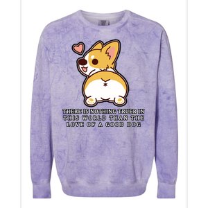 Corgi Butt Love A Dog Colorblast Crewneck Sweatshirt