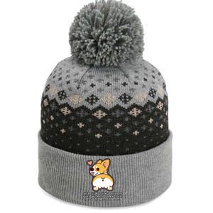 Corgi Butt Love A Dog The Baniff Cuffed Pom Beanie