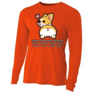 Corgi Butt Love A Dog Cooling Performance Long Sleeve Crew