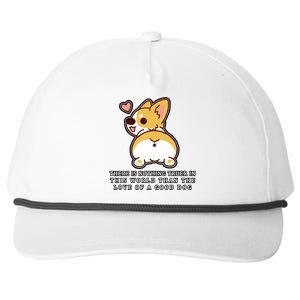 Corgi Butt Love A Dog Snapback Five-Panel Rope Hat