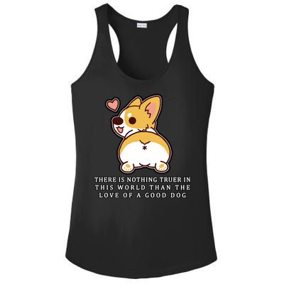 Corgi Butt Love A Dog Ladies PosiCharge Competitor Racerback Tank