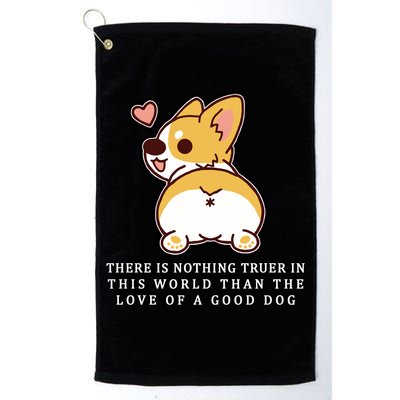 Corgi Butt Love A Dog Golf Towel