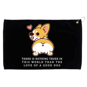 Corgi Butt Love A Dog Grommeted Golf Towel