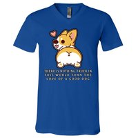 Corgi Butt Love A Dog V-Neck T-Shirt