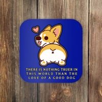 Corgi Butt Love A Dog Coaster