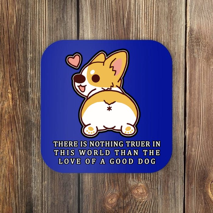 Corgi Butt Love A Dog Coaster