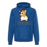 Corgi Butt Love A Dog Premium Hoodie