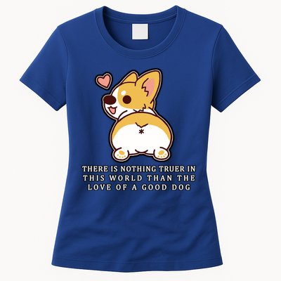 Corgi Butt Love A Dog Womens T-Shirt