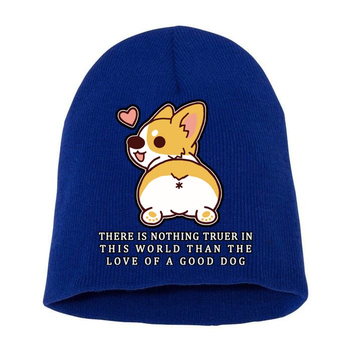 Corgi Butt Love A Dog Short Acrylic Beanie