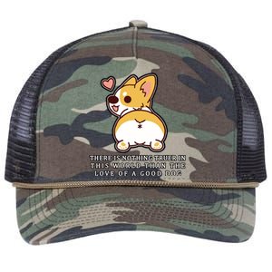 Corgi Butt Love A Dog Retro Rope Trucker Hat Cap