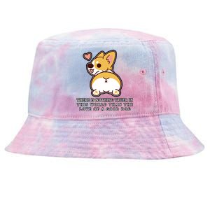 Corgi Butt Love A Dog Tie-Dyed Bucket Hat