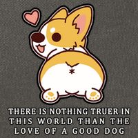 Corgi Butt Love A Dog Cotton Canvas Backpack