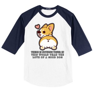 Corgi Butt Love A Dog Baseball Sleeve Shirt