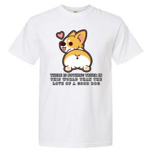 Corgi Butt Love A Dog Garment-Dyed Heavyweight T-Shirt