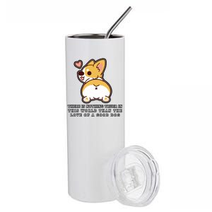 Corgi Butt Love A Dog Stainless Steel Tumbler