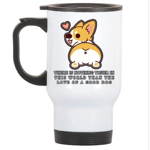 Corgi Butt Love A Dog Stainless Steel Travel Mug